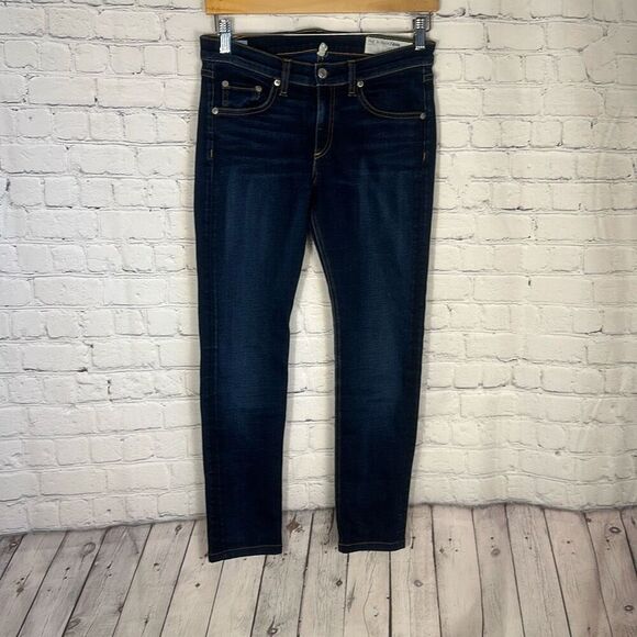 Rag & Bone Modele Dark Wash Ankle Skinny Jeans size 27 W1502K520 - Picture 1 of 8